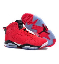 Air Jordan 6 Shoes 2015 Womens Anti Fur Red Black