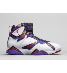 Air Jordan 7 Shoes 2015 Womens White Purple Red