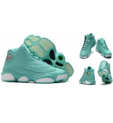 Women Air Jordan 13 Bohe Green Retro Shoes