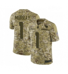 Men Arizona Cardinals #1 Kyler Murray Limited Camo 2018 Salute to Service Football Jersey