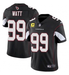 Men Arizona Cardinals 2022 #99 J.J. Watt Black With 4-star C Patch Vapor Untouchable Limited Stitched NFL Jersey