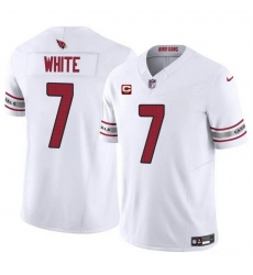 Men Arizona Cardinals 7 Kyzir White White 2024 F U S E  With 2 Star C Patch Vapor Untouchable Limited Stitched Football Jersey