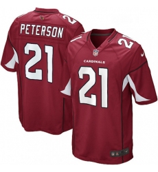 Men Nike Arizona Cardinals 21 Patrick Peterson Game Red Team Color NFL Jersey