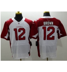 Nike Arizona Cardinals #12 John Brown White Mens Stitched NFL Elite Jersey