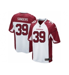 Nike Arizona Cardinals 39 James Sanders White Game NFL Jersey