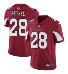 Nike Cardinals #28 Justin Bethel Red Team Color Mens Stitched NFL Vapor Untouchable Limited Jersey