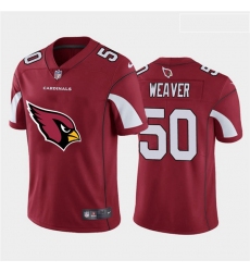 Nike Cardinals 50 Evan Weaver Red Team Big Logo Vapor Untouchable Limited Jersey