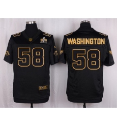 Nike Cardinals #58 Daryl Washington Pro Line Black Gold Collection Mens Stitched NFL Elite Jersey