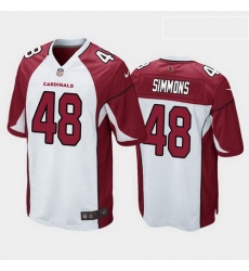 men isaiah simmons arizona cardinals white game jersey 