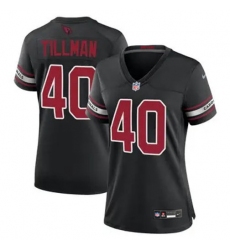 Women Arizona Cardinals 40 Pat Tillman Black 2024 F U S E Vapor Untouchable Limited Stitched