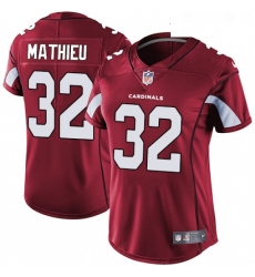 Womens Nike Arizona Cardinals 32 Tyrann Mathieu Red Team Color Vapor Untouchable Limited Player NFL Jersey