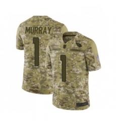 Youth Arizona Cardinals #1 Kyler Murray Limited Camo 2018 Salute to Service NFL Jersey