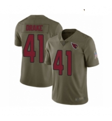 Youth Arizona Cardinals #41 Kenyan Drake Limited Olive 2017 Salute to Service Football Jersey