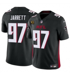 Men Atlanta Falcons 97 Grady Jarrett Black 2024 F U S E With 4 Star C Patch Vapor Untouchable Limited Stitched Football Jersey