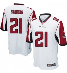 Men Nike Atlanta Falcons 21 Deion Sanders Game White NFL Jersey