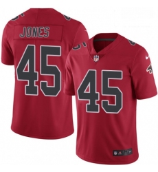 Men Nike Atlanta Falcons 45 Deion Jones Limited Red Rush Vapor Untouchable NFL Jersey