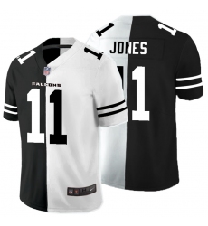 Nike Falcons 11 Julio Jones Black And White Split Vapor Untouchable Limited Jersey