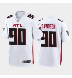 men marlon davidson atlanta falcons white game jersey 