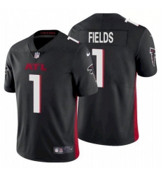 Youth Atlanta Falcons #1 Justin Fields Black 2021 Draft Jersey