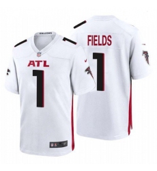 Youth Atlanta Falcons #1 Justin Fields White 2021 Draft Jersey