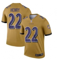 Women Baltimore Ravens 22 Derrick Henry 2023 F U S E Rush Vapor Limited Football Stitched Jersey