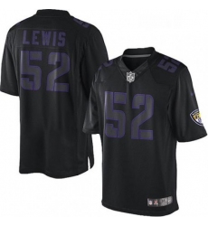 Youth Nike Baltimore Ravens 52 Ray Lewis Limited Black Impact NFL Jersey