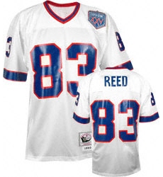 BUFFALO BILLs 83 REED white mitchell&ness