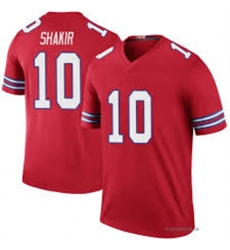 Men  Buffalo Bills 10 Khalil Shakir Red Limited Jersey