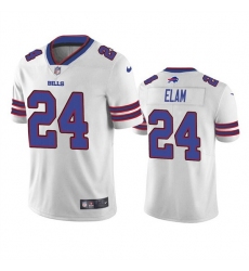 Men Buffalo Bills 24 Kaiir Elam White Vapor Untouchable Limited Stitched Jersey