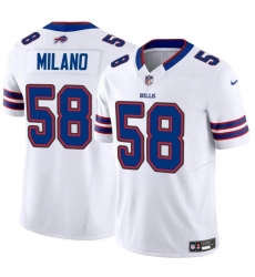 Men Buffalo Bills 58 Matt Milano White 2024 F U S E Vapor Untouchable Limited Stitched Football Jersey