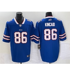 Men Buffalo Bills 86 Dalton Kincaid Blue Vapor Untouchable Limited Stitched Football Jersey