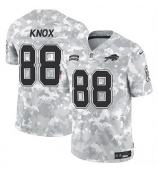 Men Buffalo Bills 88 Dawson Knox 2024 F U S E Arctic Camo Salute To Service Limited Stitched Football Jersey