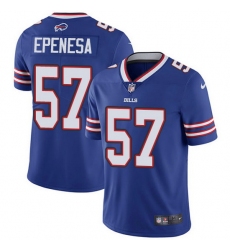 Nike Bills 57 A J  Epenesas Royal Blue Team Color Men Stitched NFL Vapor Untouchable Limited Jersey