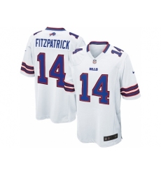 Nike Buffalo Bills 14 Ryan Fitzpatrick White Game NFL Jersey