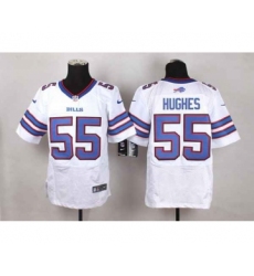 nike nfl jerseys buffalo bills 55 hughes white[Elite][hughes]