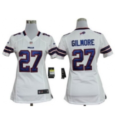 Women Nike Buffalo Bills 27 Gilmore White Jersey