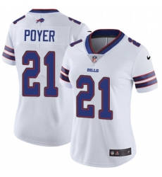 Womens Nike Buffalo Bills 21 Jordan Poyer White Vapor Untouchable Limited Player NFL Jersey