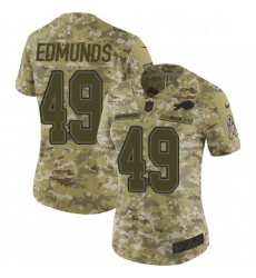 Womens Nike Buffalo Bills 49 Tremaine Edmunds Limited Camo 2018 Salute to Service NFL Jersey