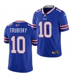 Youth Buffalo Bills 10 Mitchell Trubisky Blue Vapor Untouchable Limited Stitched Jersey 