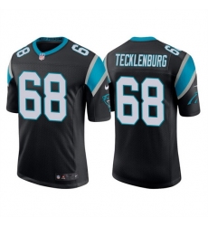 Men Carolina Panthers 68 Sam Tecklenburg 2022 Black Stitched Game Jersey