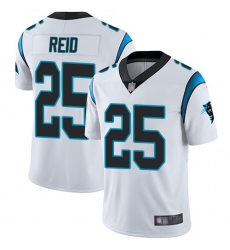 Mens Carolina Panthers 25 Eric Reid Limited White Vapor Untouchable Jersey