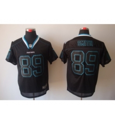 Nike Carolina Panthers 89 Steve Smith Black Elite Lights Out NFL Jersey