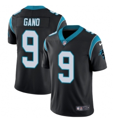 Nike Panthers #9 Graham Gano Black Team Color Mens Stitched NFL Vapor Untouchable Limited Jersey