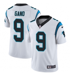 Nike Panthers #9 Graham Gano White Mens Stitched NFL Vapor Untouchable Limited Jersey