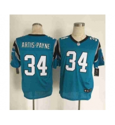 nike nfl jerseys carolina panthers 54 artis-payne blue[Elite][artis-payne]