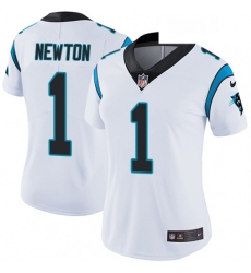 Womens Nike Carolina Panthers 1 Cam Newton Elite White NFL Jersey