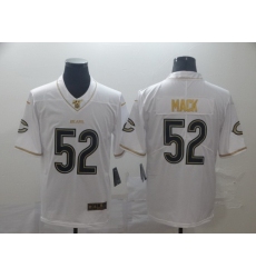 Bears 52 Khalil Mack White Gold Vapor Untouchable Limited Jersey