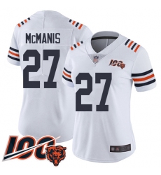 Women Chicago Bears 27 Sherrick McManis White 100th Season Limited Football Jersey