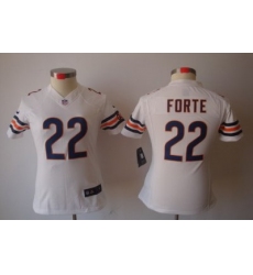 Women Nike Chicago Bears 22 Forte White[Women's NIKE LIMITED Jersey]