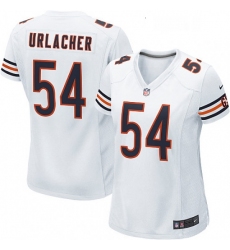 Womens Nike Chicago Bears 54 Brian Urlacher Game White NFL Jersey